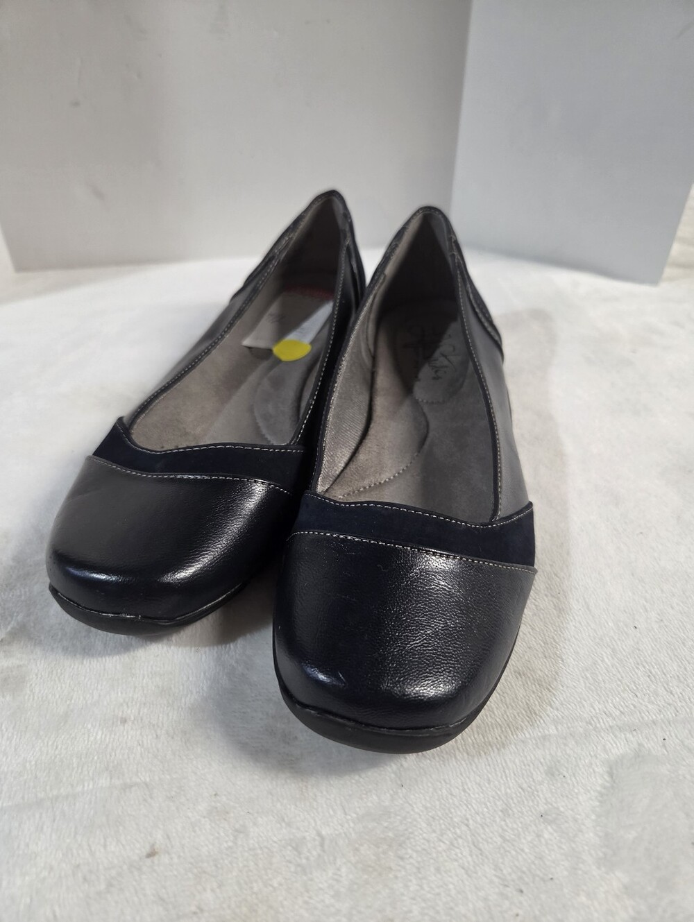 Life Stride Navy Slip-On Ballet Flats